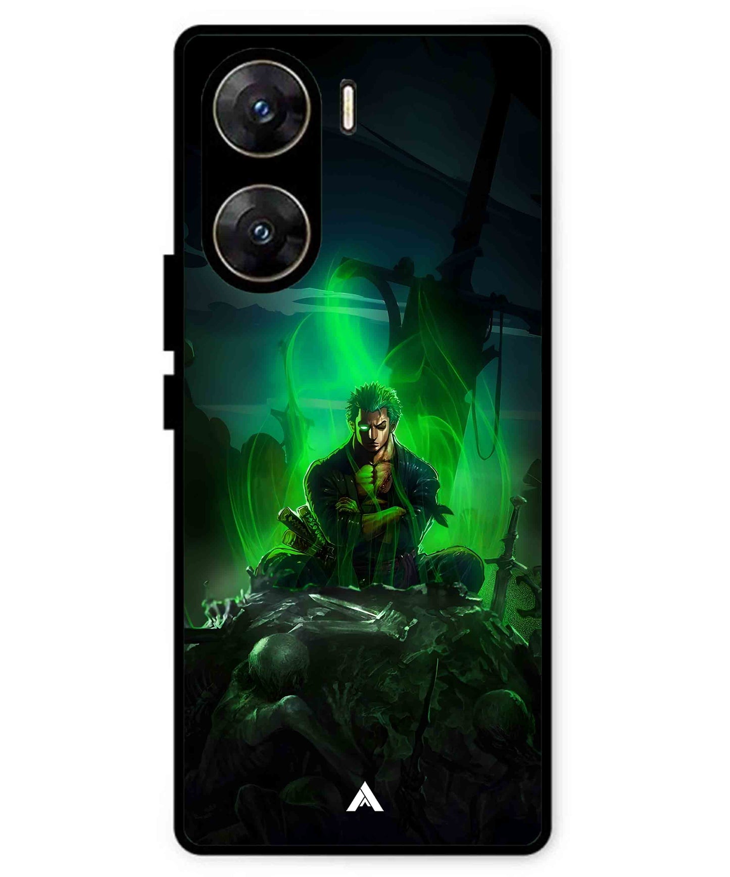 Onepiece Zoro 02 Anime Metal Back Cover Phone Case for Vivo v29e