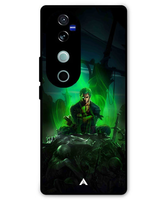 Onepiece Zoro 02 Anime Metal Back Cover Phone Case for Vivo v40 Pro