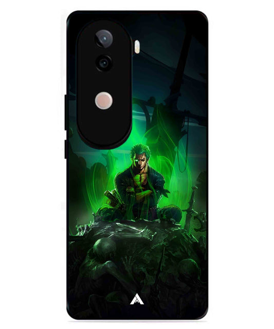 Onepiece Zoro 02 Anime Metal Back Cover Phone Case for Vivo v40e