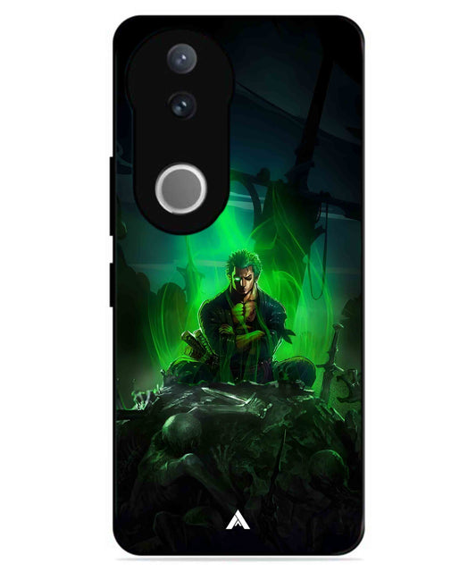 Onepiece Zoro 02 Anime Metal Back Cover Phone Case for Vivo v50