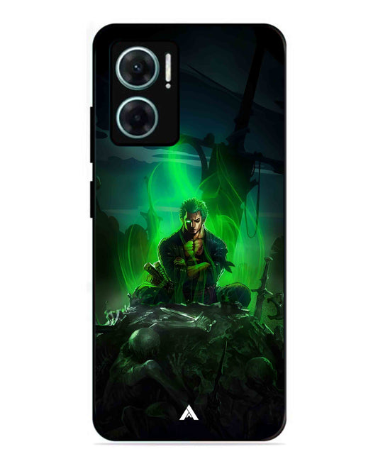 Onepiece Zoro 02 Anime Metal Back Cover Phone Case for Xiaomi Redmi 11 Prime 5G