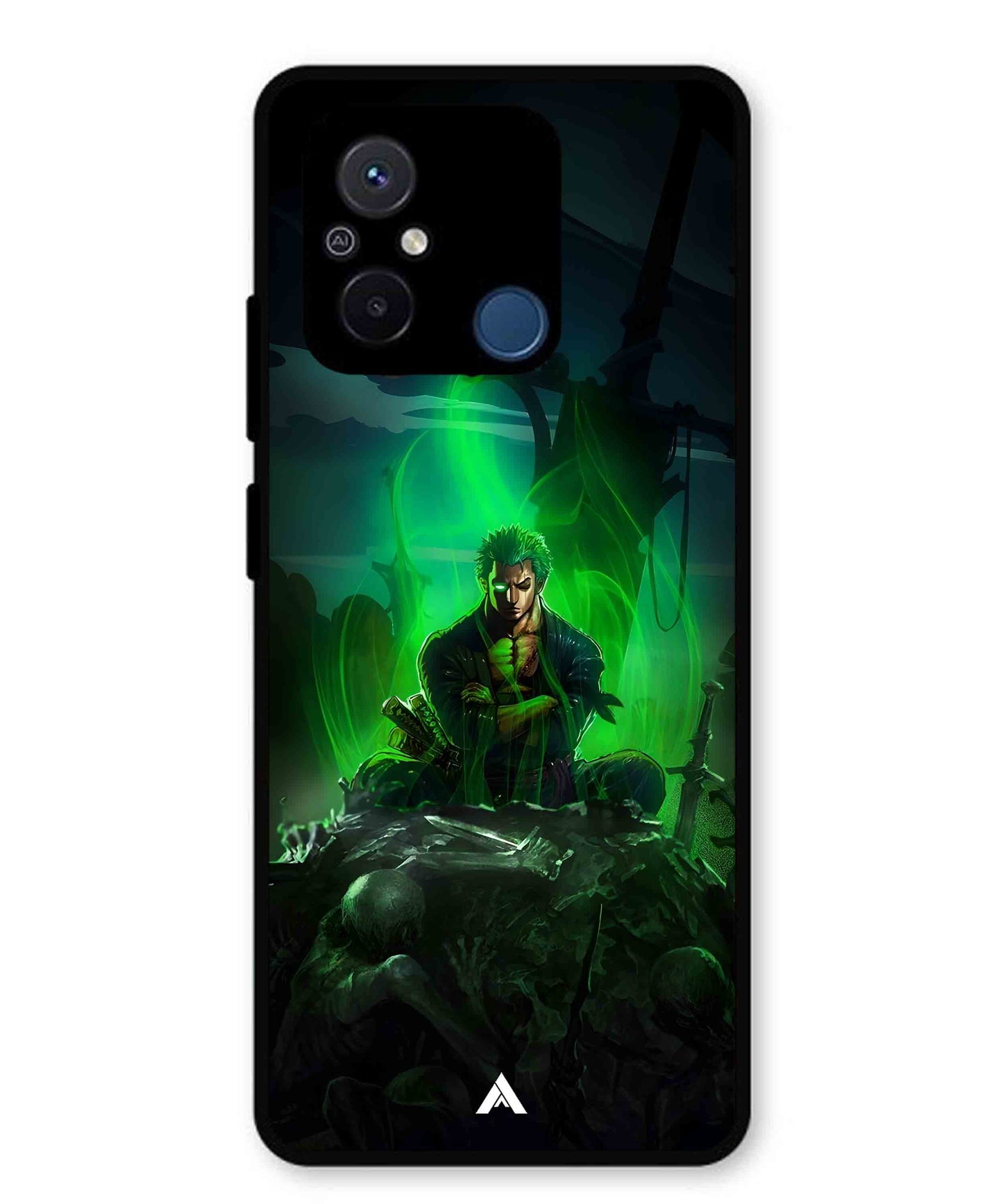 Onepiece Zoro 02 Anime Metal Back Cover Phone Case for Xiaomi Redmi 12C