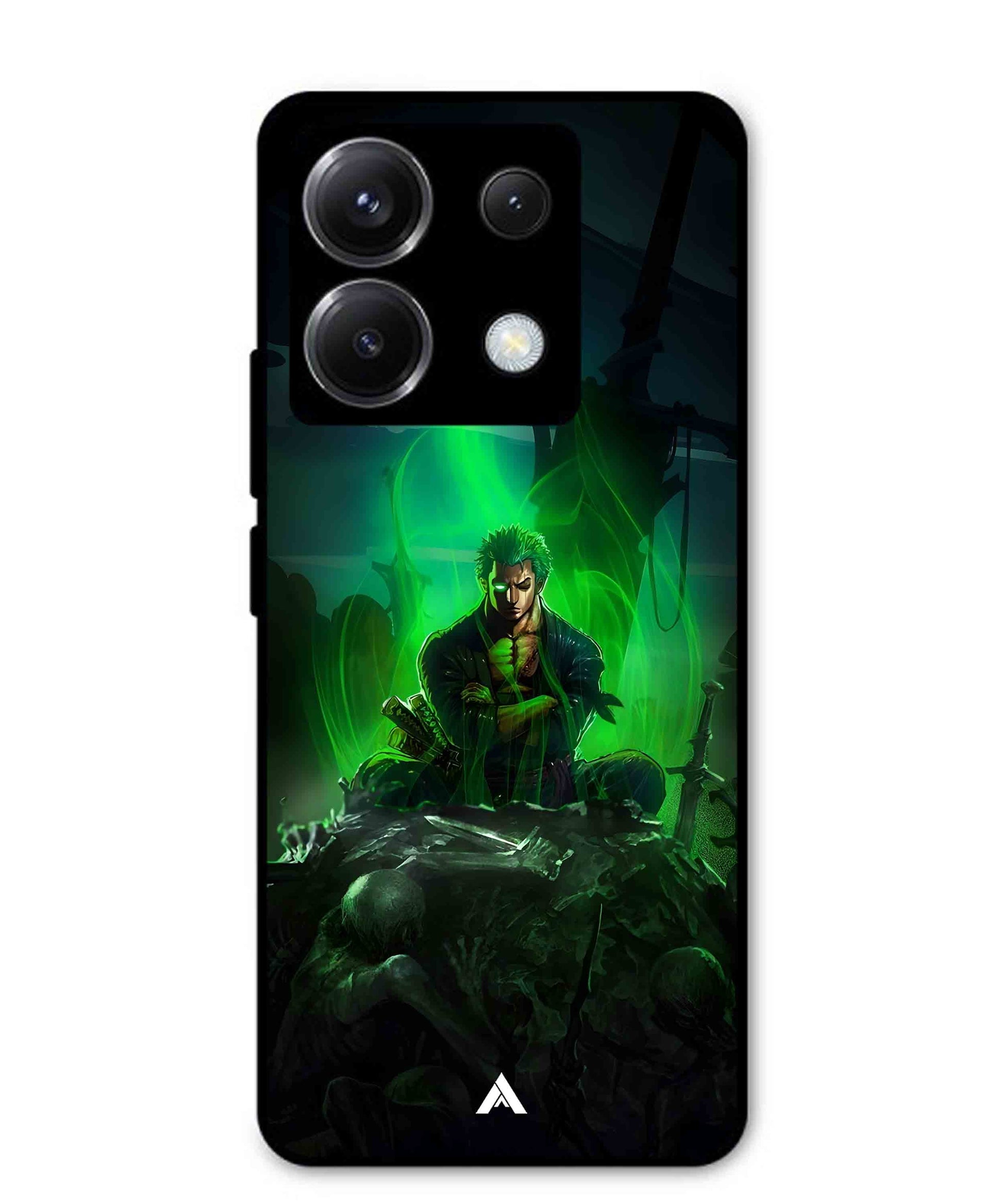 Onepiece Zoro 02 Anime Metal Back Cover Phone Case for Xiaomi Redmi Note 13