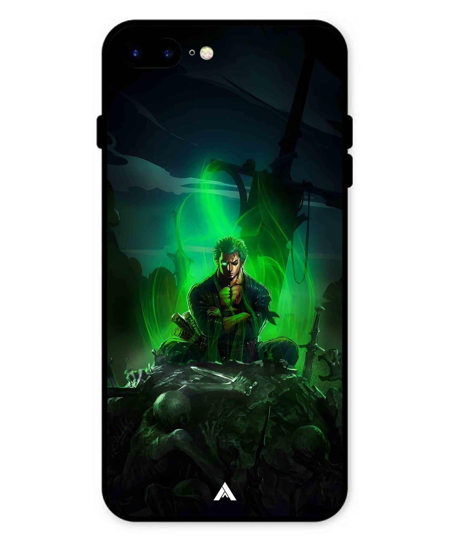 Onepiece Zoro 02 Anime Metal Back Cover Phone Case for iPhone 7 Plus