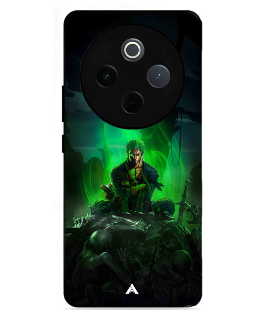 Onepiece Zoro 02 Anime Metal Back Cover Phone Case for iQOO Z10