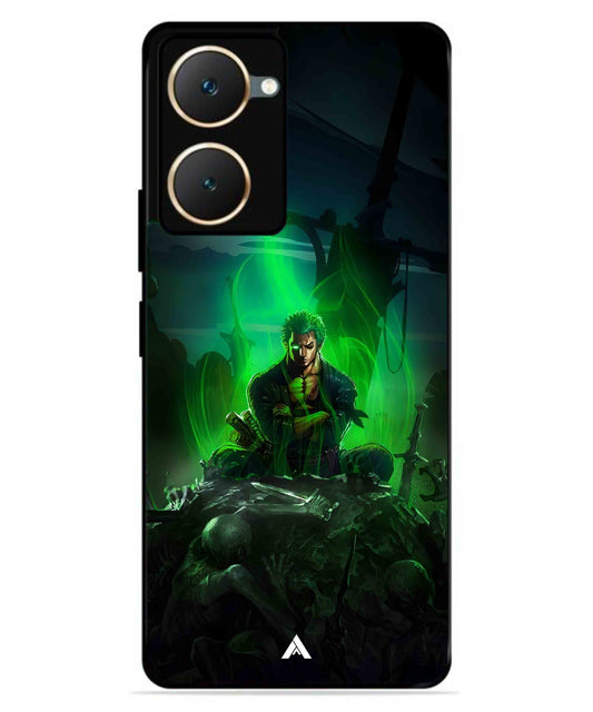 Onepiece Zoro 02 Anime Metal Back Cover Phone Case for iQOO Z9 Lite