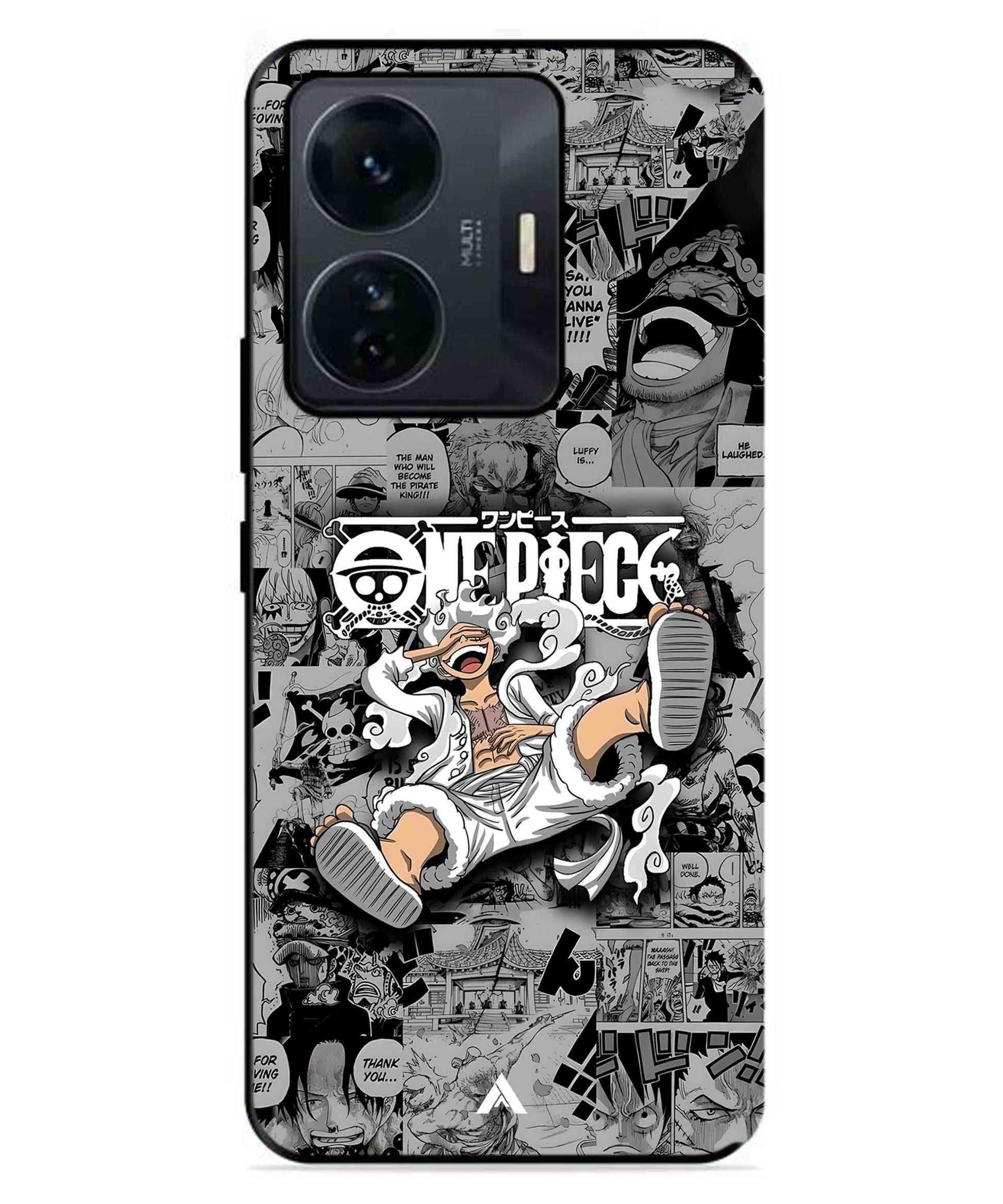 Onepiece luffy 01 Anime Metal Back Cover Phone Case for IQOO Z6 Pro