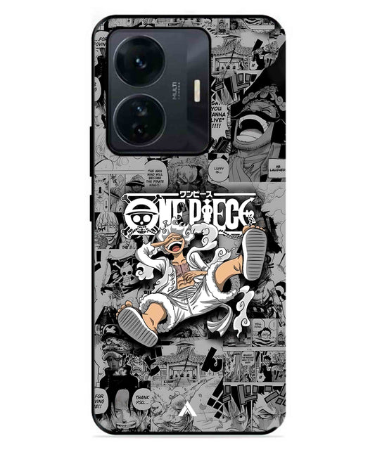 Onepiece luffy 01 Anime Metal Back Cover Phone Case for IQOO Z6 Pro