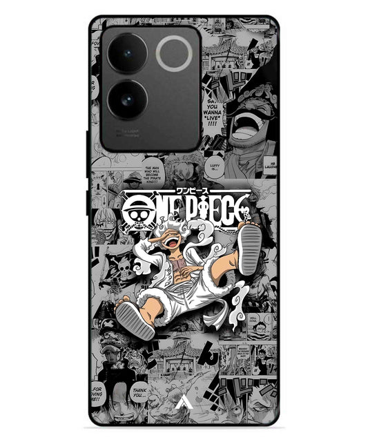 Onepiece luffy 01 Anime Metal Back Cover Phone Case for IQOO Z7 Pro