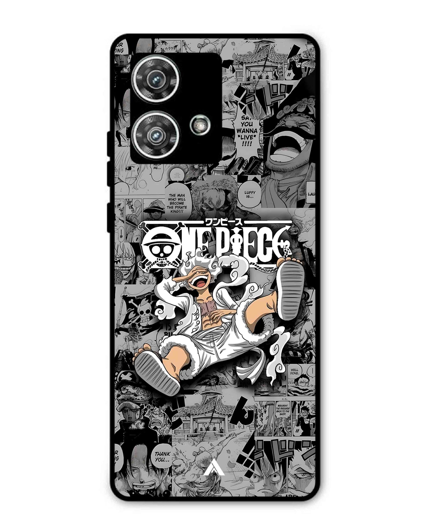 Onepiece luffy 01 Anime Metal Back Cover Phone Case for Moto Edge 40 Neo