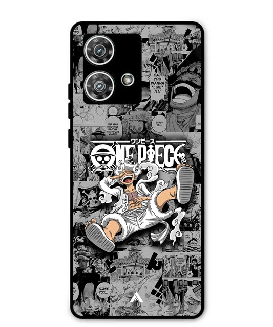 Onepiece luffy 01 Anime Metal Back Cover Phone Case for Moto Edge 40 Neo