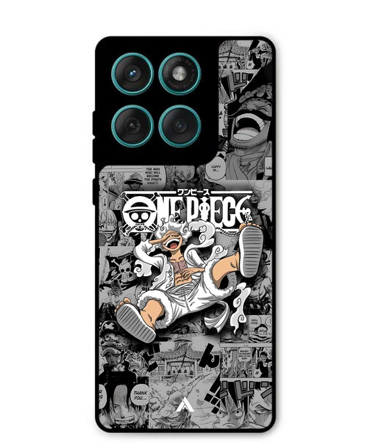 Onepiece luffy 01 Anime Metal Back Cover Phone Case for Moto Edge 60 Fusion