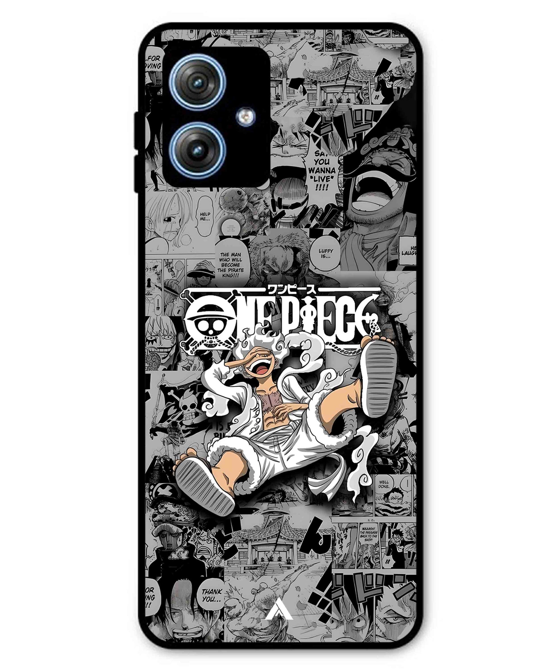 Onepiece luffy 01 Anime Metal Back Cover Phone Case for Moto G64