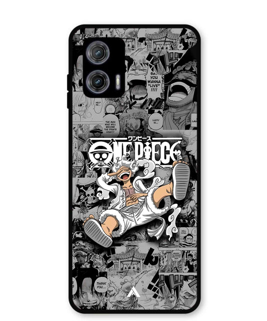 Onepiece luffy 01 Anime Metal Back Cover Phone Case for Moto G73