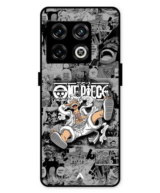 Onepiece luffy 01 Anime Metal Back Cover Phone Case for Oneplus 10 Pro