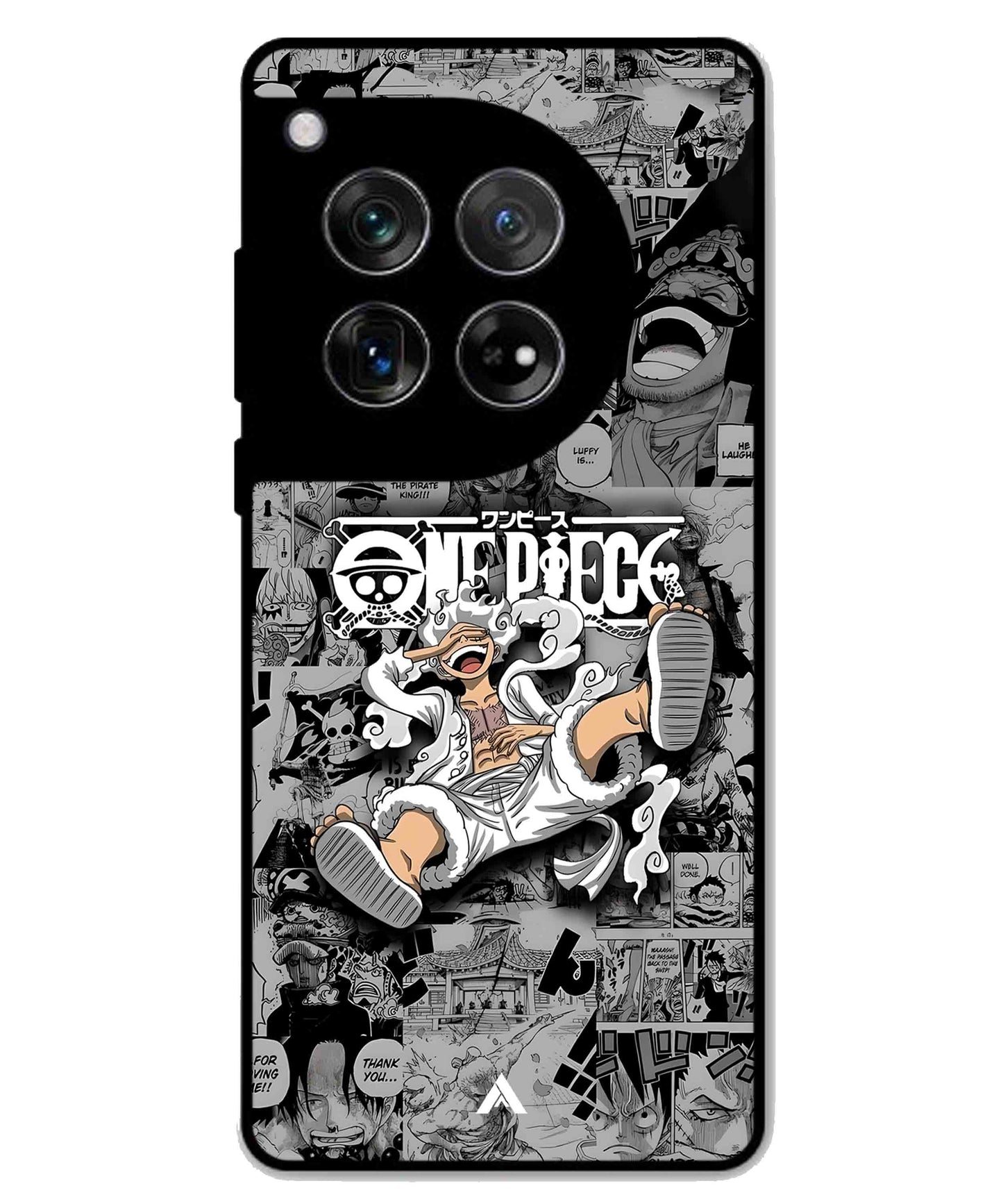 Onepiece luffy 01 Anime Metal Back Cover Phone Case for Oneplus 12