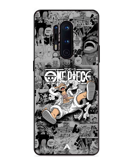 Onepiece luffy 01 Anime Metal Back Cover Phone Case for Oneplus 8 Pro