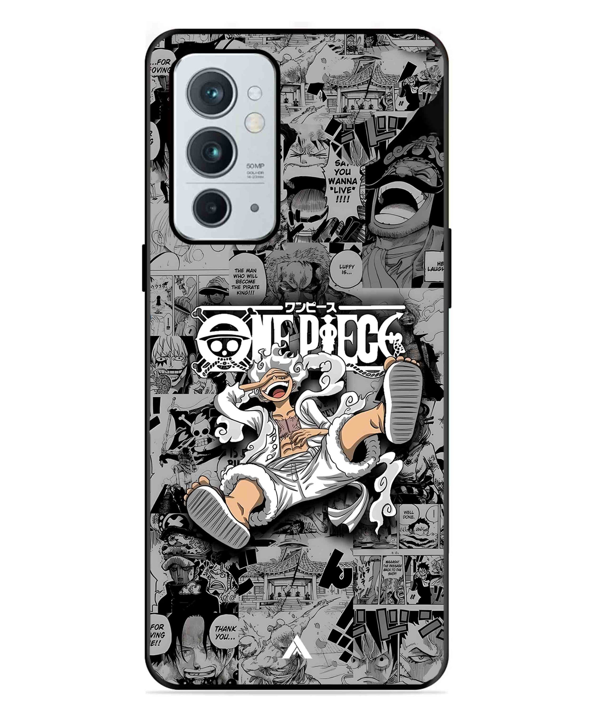 Onepiece luffy 01 Anime Metal Back Cover Phone Case for Oneplus 9RT