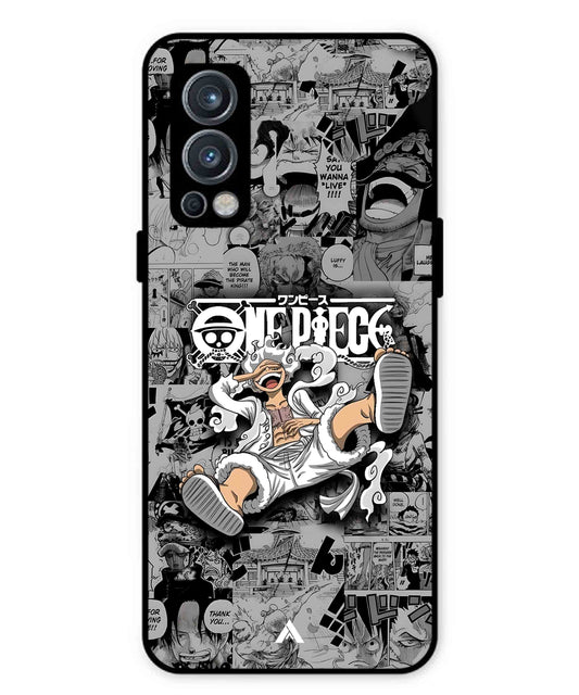 Onepiece luffy 01 Anime Metal Back Cover Phone Case for Oneplus Nord 2
