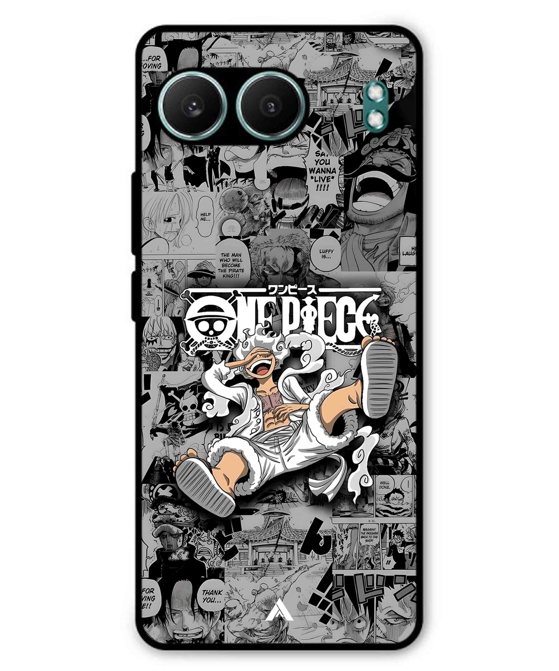 Onepiece luffy 01 Anime Metal Back Cover Phone Case for Oneplus Nord 4