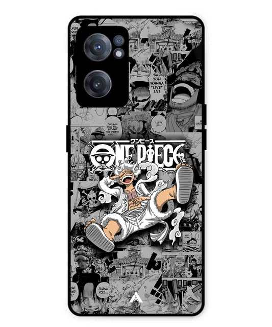 Onepiece luffy 01 Anime Metal Back Cover Phone Case for Oneplus Nord CE 2