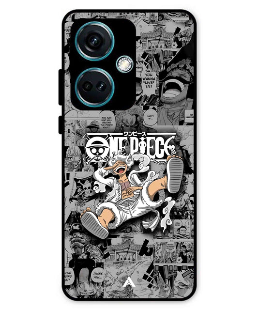 Onepiece luffy 01 Anime Metal Back Cover Phone Case for Oneplus Nord CE 3