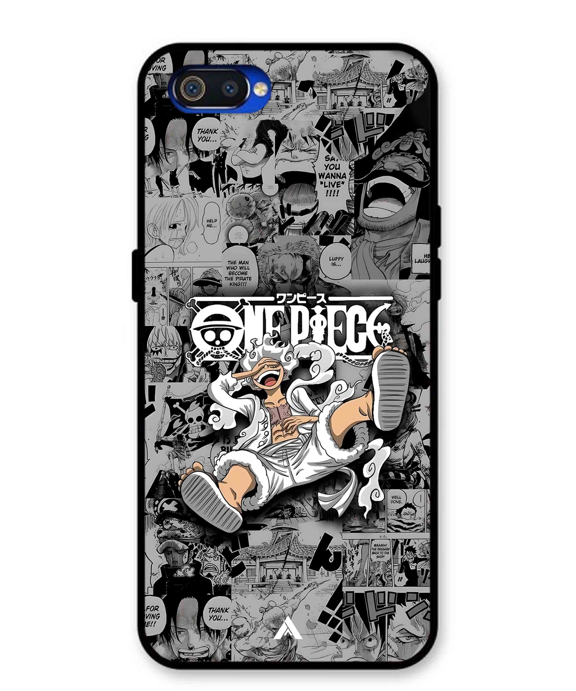 Onepiece luffy 01 Anime Metal Back Cover Phone Case for Oppo A1K