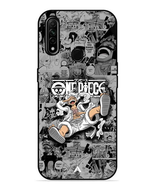 Onepiece luffy 01 Anime Metal Back Cover Phone Case for Oppo A31