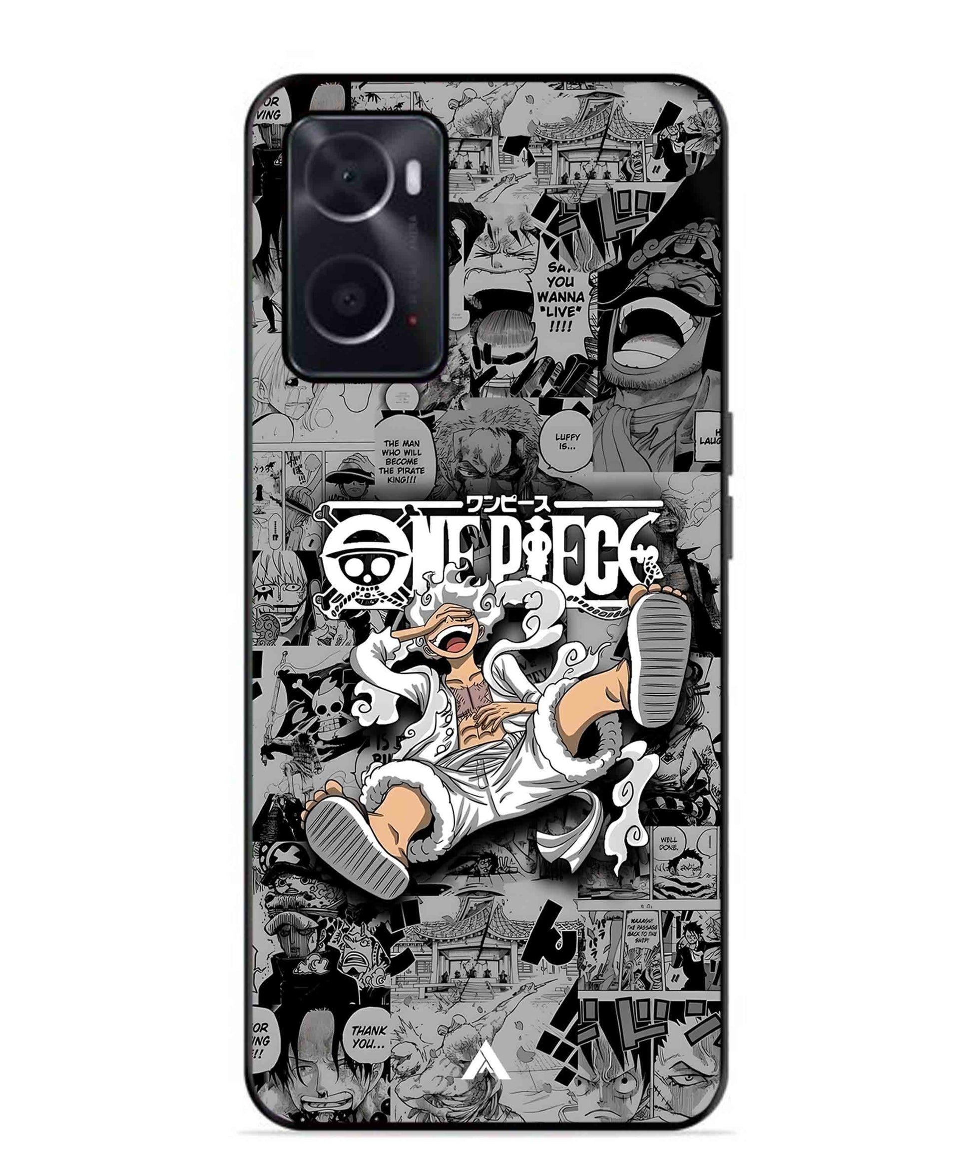 Onepiece luffy 01 Anime Metal Back Cover Phone Case for Oppo A36
