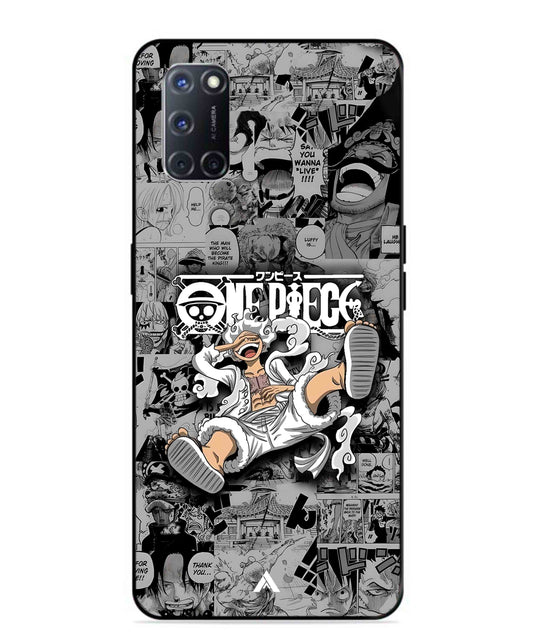 Onepiece luffy 01 Anime Metal Back Cover Phone Case for Oppo A52