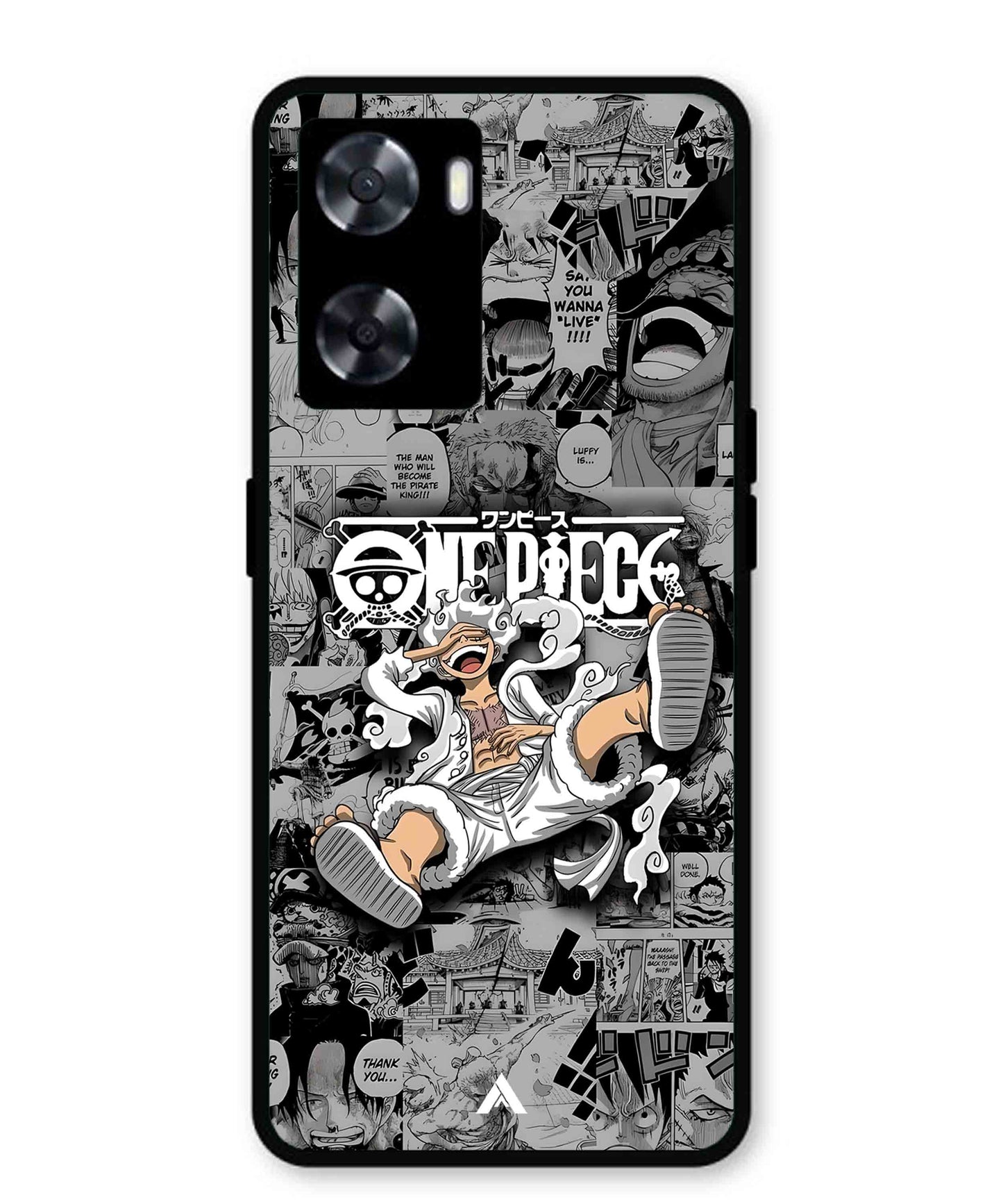 Onepiece luffy 01 Anime Metal Back Cover Phone Case for Oppo A57