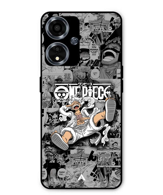 Onepiece luffy 01 Anime Metal Back Cover Phone Case for Oppo A59