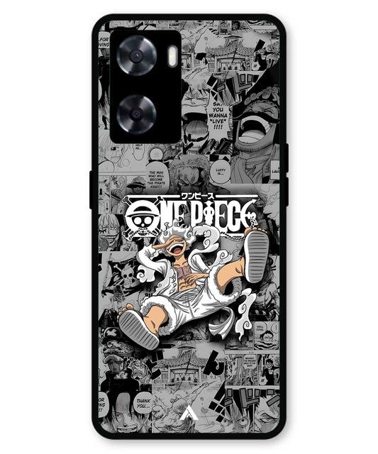 Onepiece luffy 01 Anime Metal Back Cover Phone Case for Oppo A77