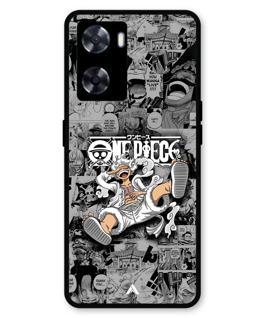 Onepiece luffy 01 Anime Metal Back Cover Phone Case for Oppo A77s