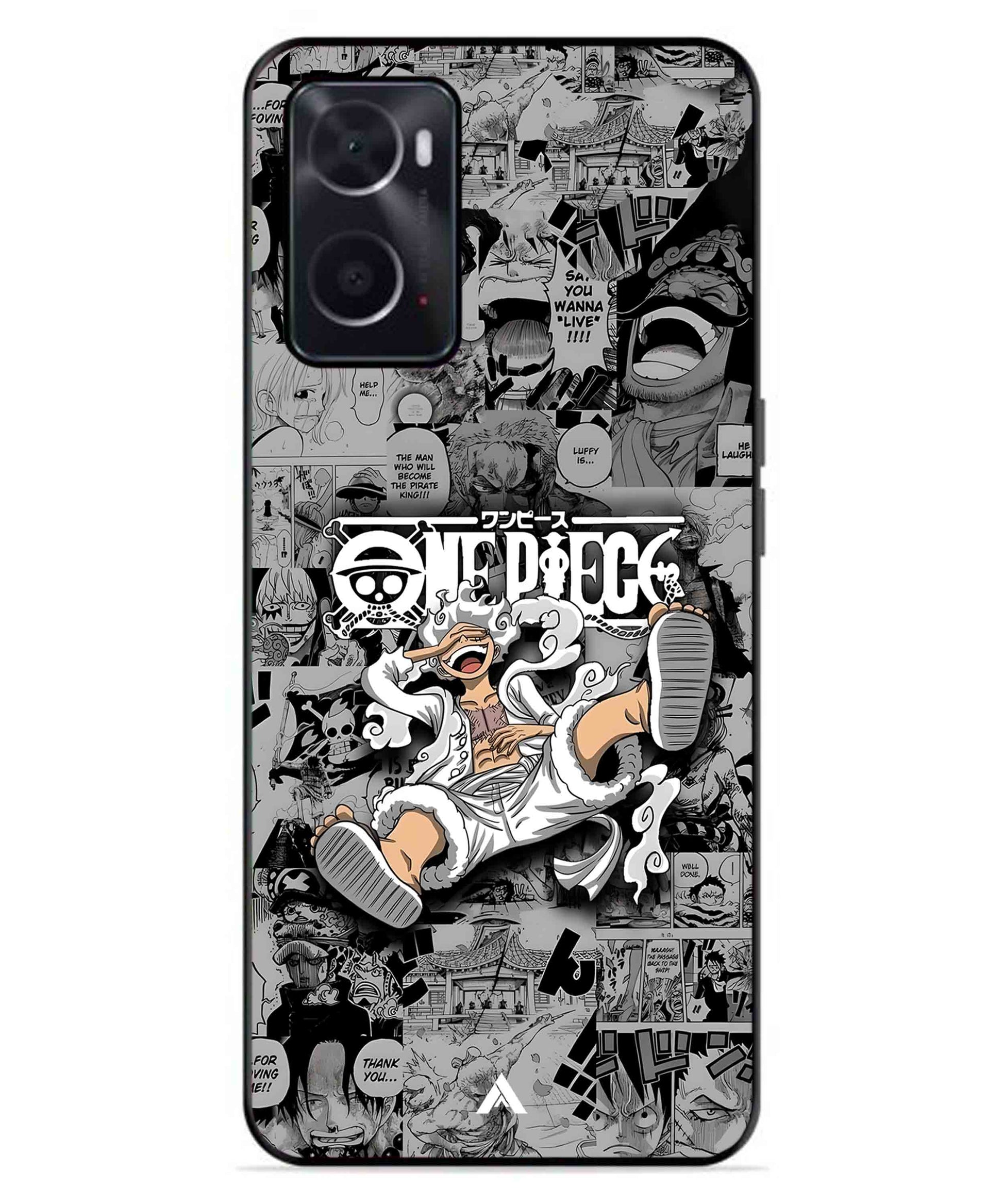 Onepiece luffy 01 Anime Metal Back Cover Phone Case for Oppo A96