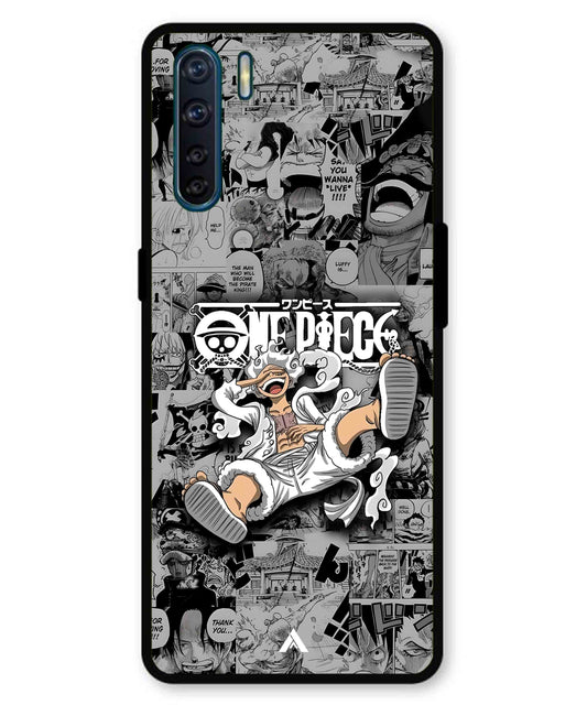 Onepiece luffy 01 Anime Metal Back Cover Phone Case for Oppo F15