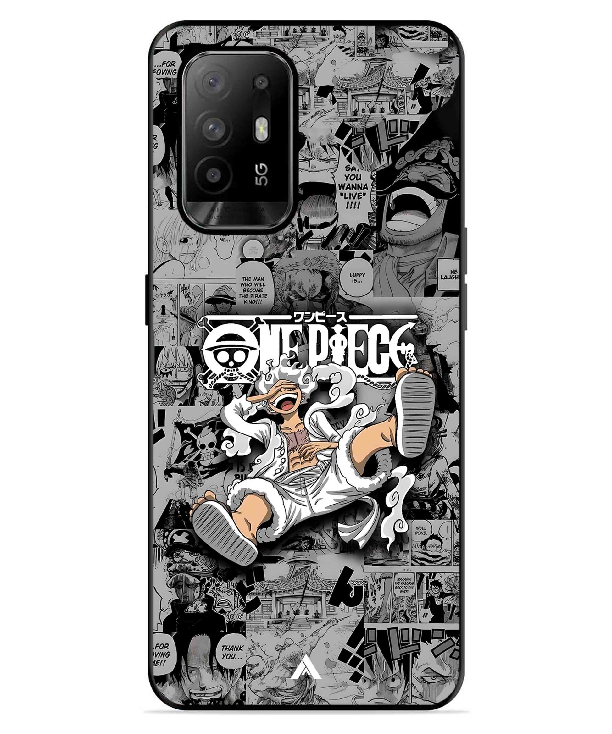 Onepiece luffy 01 Anime Metal Back Cover Phone Case for Oppo F19 Pro Plus