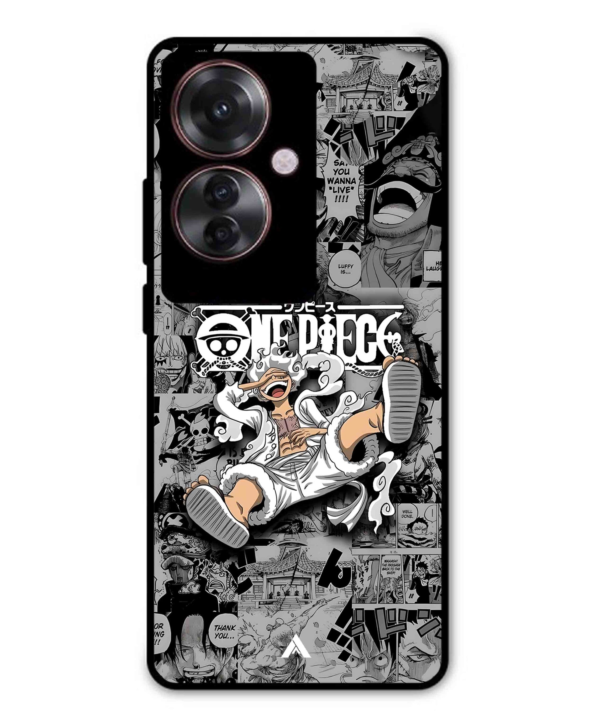 Onepiece luffy 01 Anime Metal Back Cover Phone Case for Oppo F25 Pro