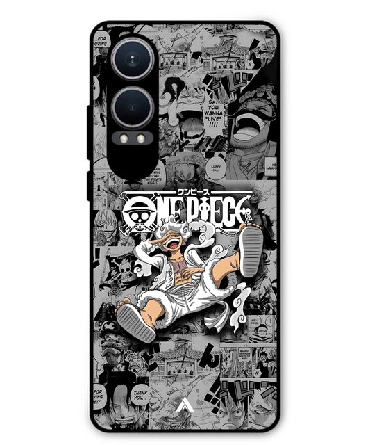 Onepiece luffy 01 Anime Metal Back Cover Phone Case for Oppo K12x