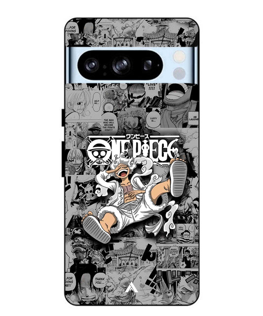 Onepiece luffy 01 Anime Metal Back Cover Phone Case for Pixel 8 Pro