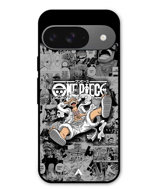 Onepiece luffy 01 Anime Metal Back Cover Phone Case for Pixel 9