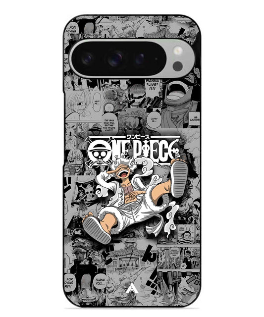 Onepiece luffy 01 Anime Metal Back Cover Phone Case for Pixel 9 Pro