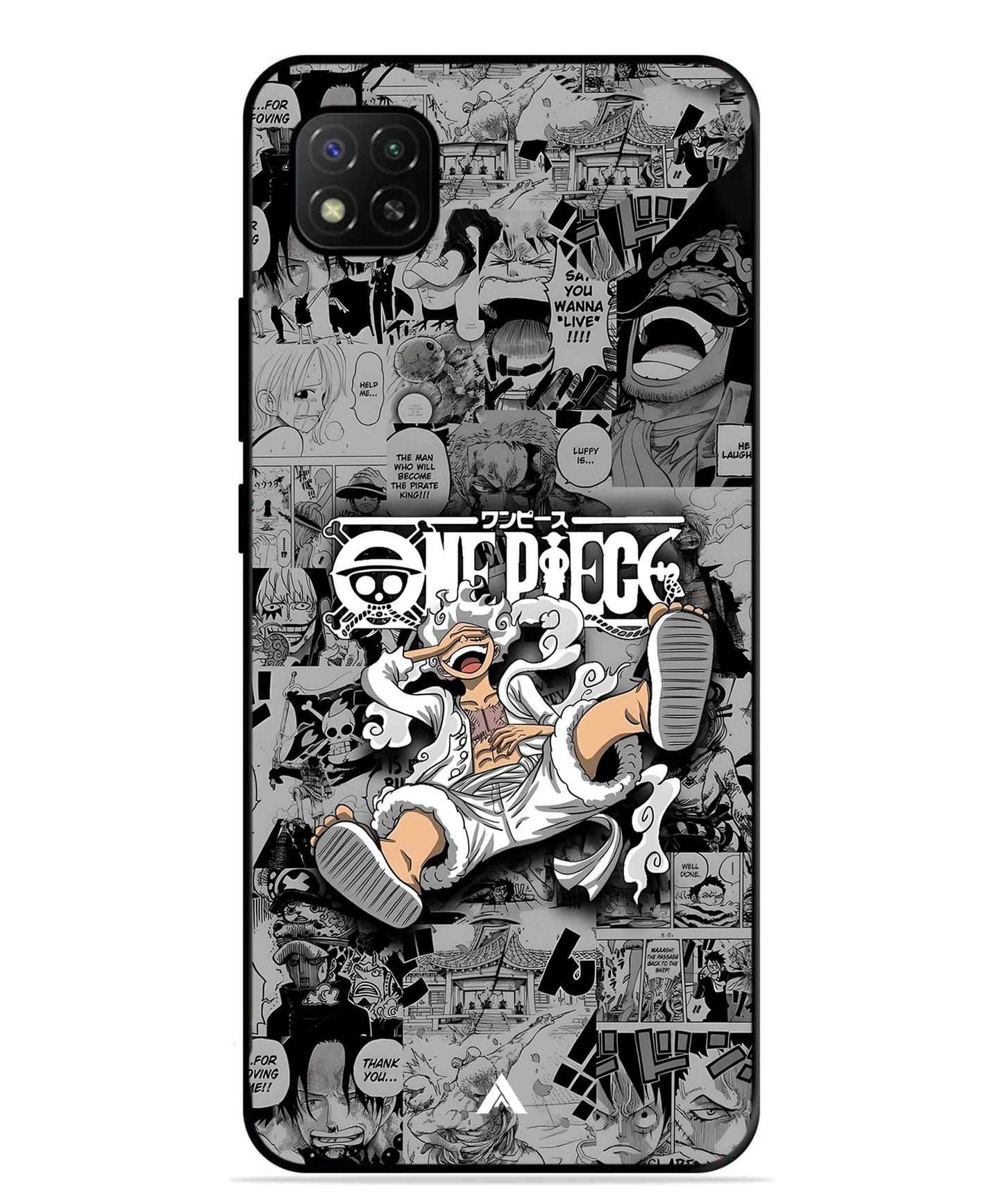 Onepiece luffy 01 Anime Metal Back Cover Phone Case for Poco C31