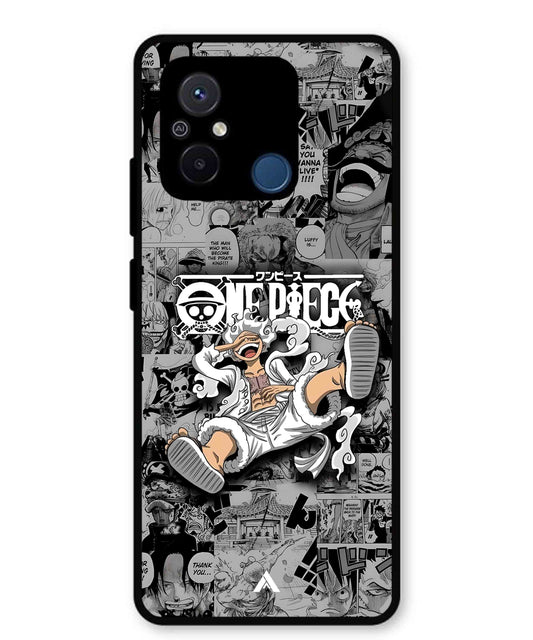 Onepiece luffy 01 Anime Metal Back Cover Phone Case for Poco C55