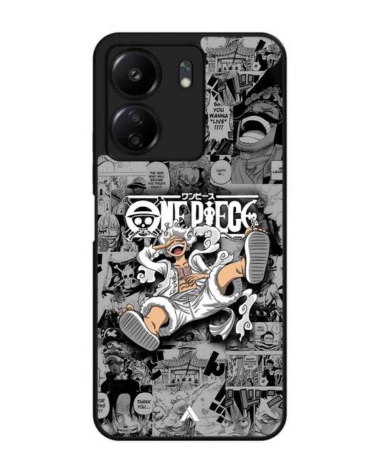 Onepiece luffy 01 Anime Metal Back Cover Phone Case for Poco C65