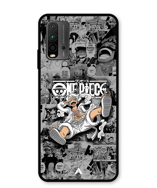 Onepiece luffy 01 Anime Metal Back Cover Phone Case for Poco M3