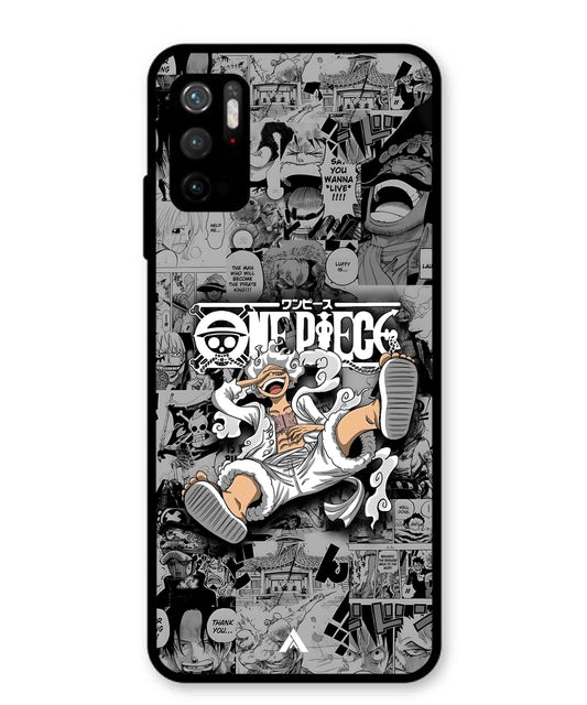 Onepiece luffy 01 Anime Metal Back Cover Phone Case for Poco M3 Pro