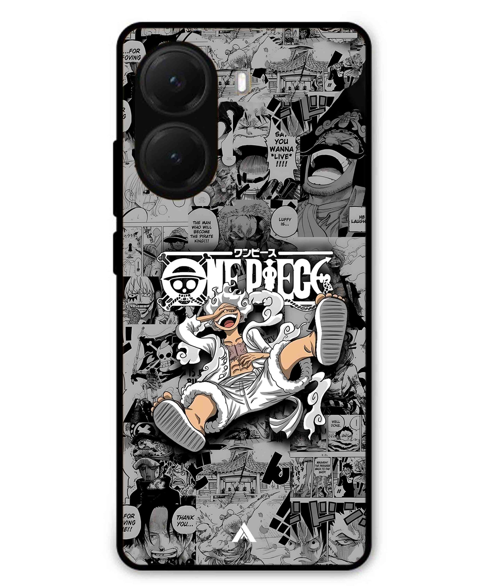 Onepiece luffy 01 Anime Metal Back Cover Phone Case for Poco X7 Pro