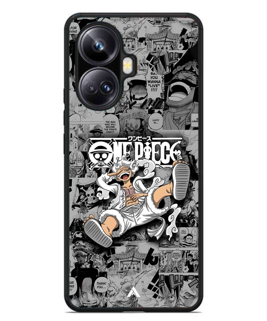 Onepiece luffy 01 Anime Metal Back Cover Phone Case for Realme 10 Pro Plus