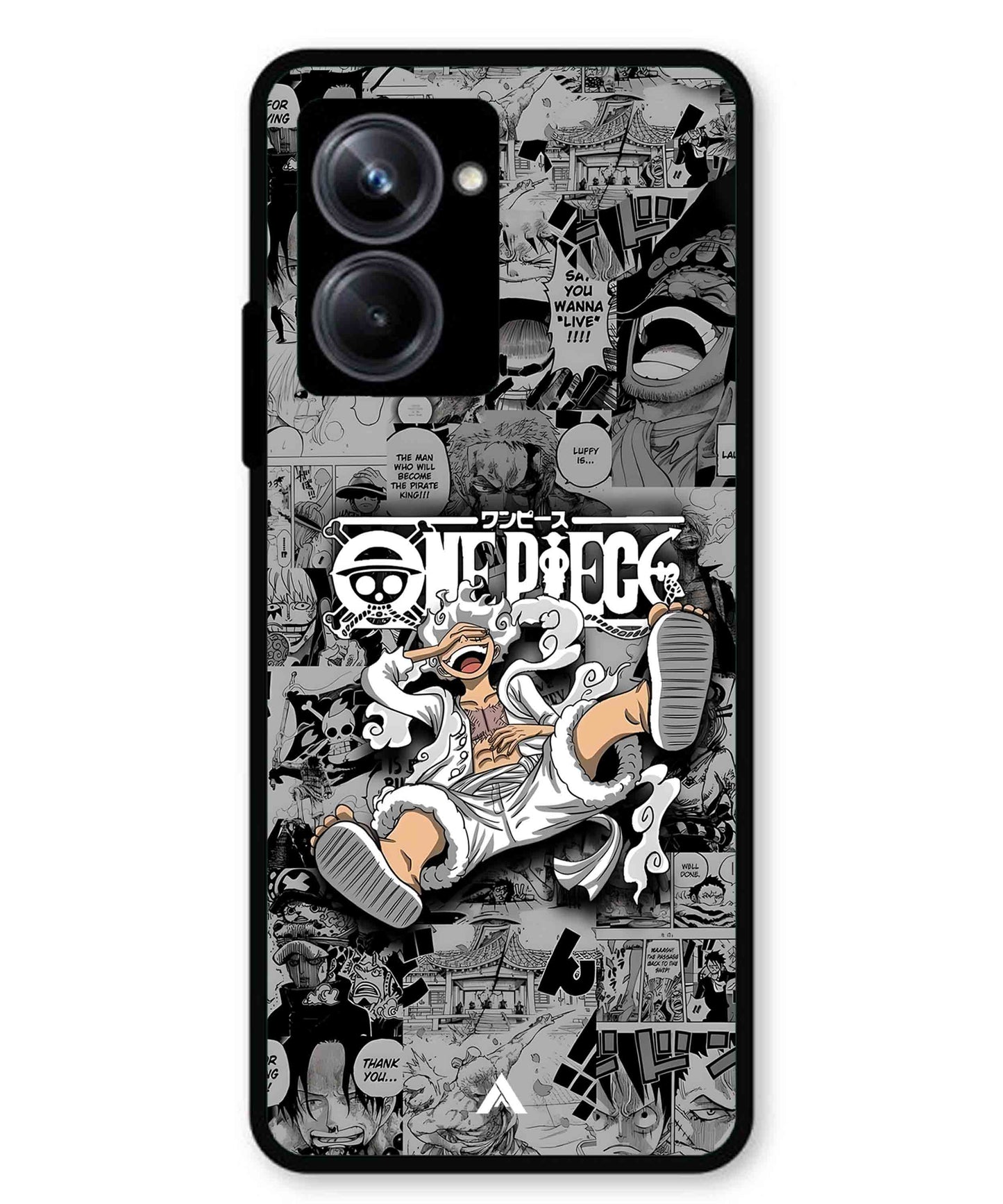 Onepiece luffy 01 Anime Metal Back Cover Phone Case for Realme 10 Pro